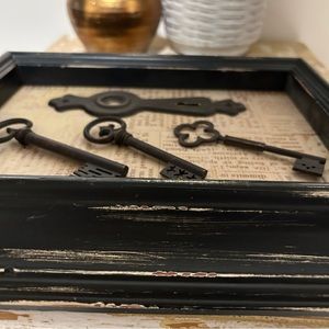 Skeleton Key Shadow Box Style Picture